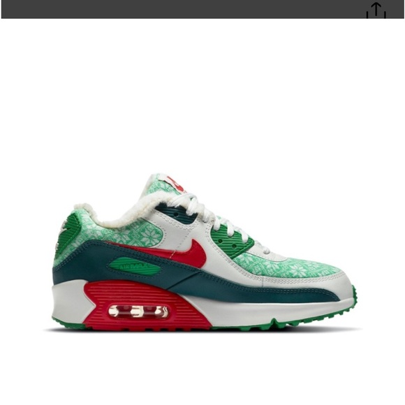 Nike Air Max 90 SE Christmas GS - Girls Size 8C - Picture 4 of 4